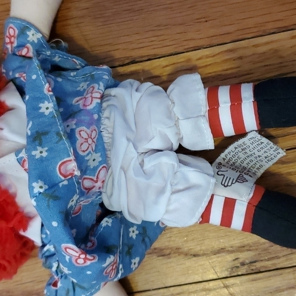 vintage 1991 Raggedy Ann 8" Plush Doll By Applause #16660 - Picture 4 of 6